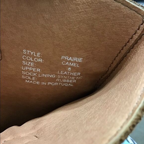 Free People x Farylrobin Brown Tan Suede Ankle Heel Boots Size 6 - Picture 7 of 8